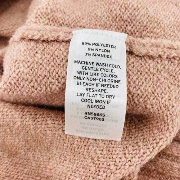 BP XS Cozy Longline Turtleneck Pink Adobe Oversized Sweater Size X-Small - Picture 3 of 4